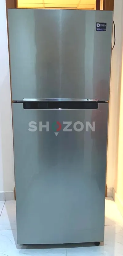 Samsung Refrigerator – 360L Top Mount Refrigerator Double Door, Silver, Inverter Compressor