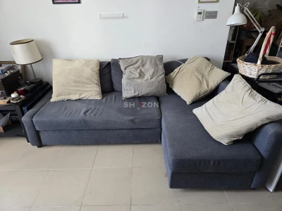 Comfortable Grey Fold Out Sleeper Sofa