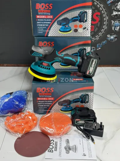 BOSS Cordless Waxing Polisher with Accessories