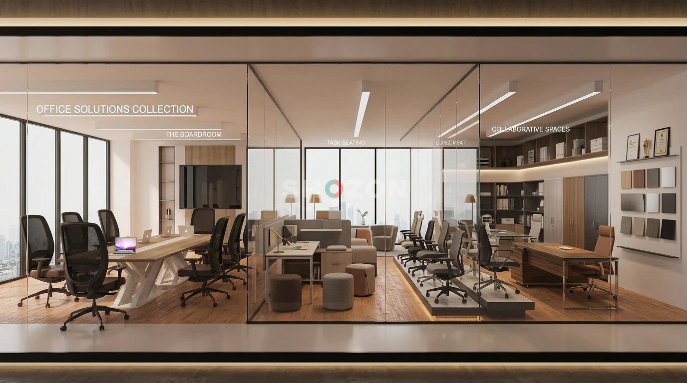 Custom Made Office Furniture Showroom Abu Dhabi | Visit Ergospace for Premium Workspace Solutions