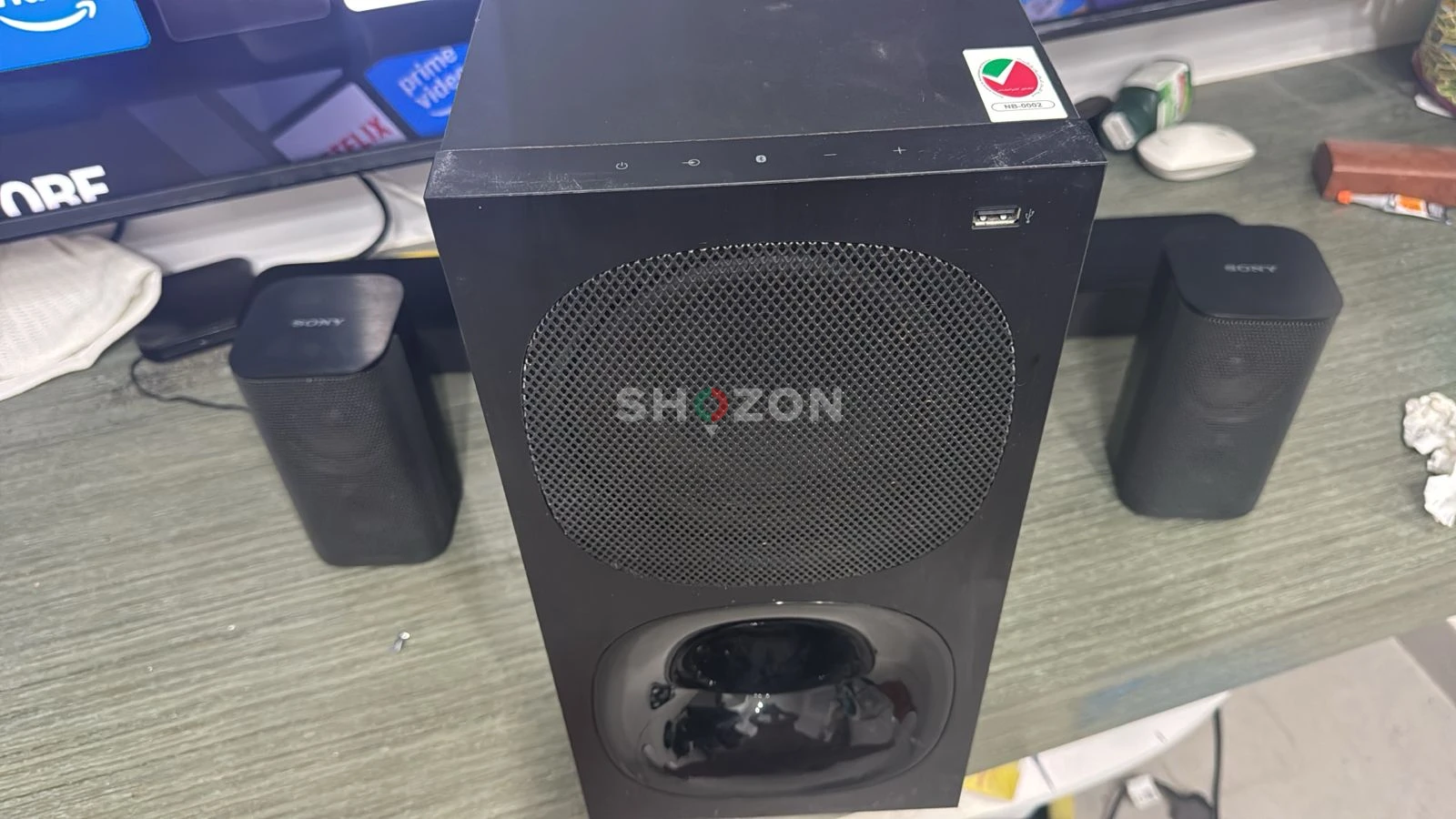 Sony Speaker System  4 pcs