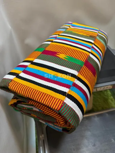 Colorful Kente Fabric Roll