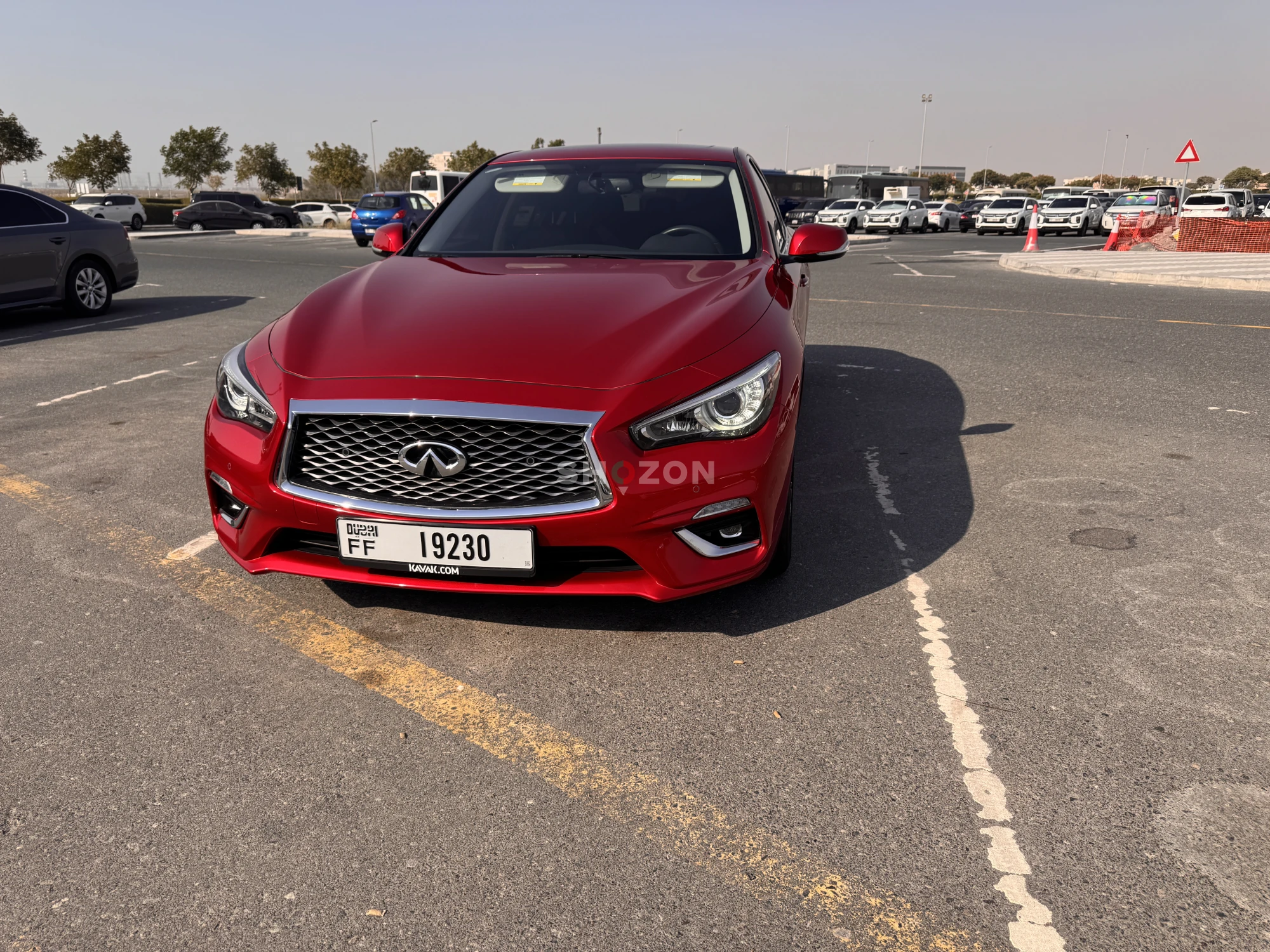 Infiniti Q50 - Red, Automatic