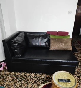 Two Black Leather Sofas – Quality Comfort for Your Home ✨