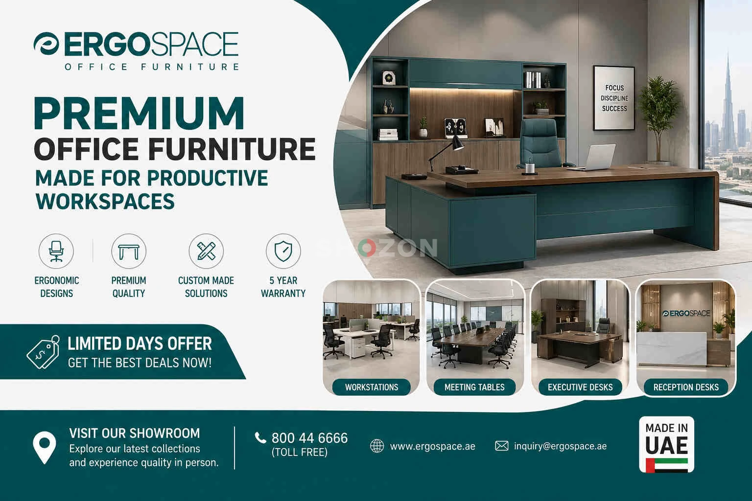 Ergospace Office Furniture for Sale | Limited-Time Offers | Visit Our Dubai Showroom