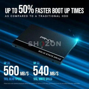 PNY CS900 500GB SATA III 2.5 Inch Internal SSD - SSD7CS900-500-RB