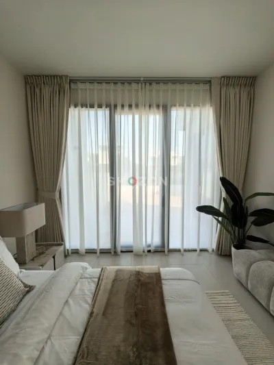Blackout curtains and sheer curtains hook design 