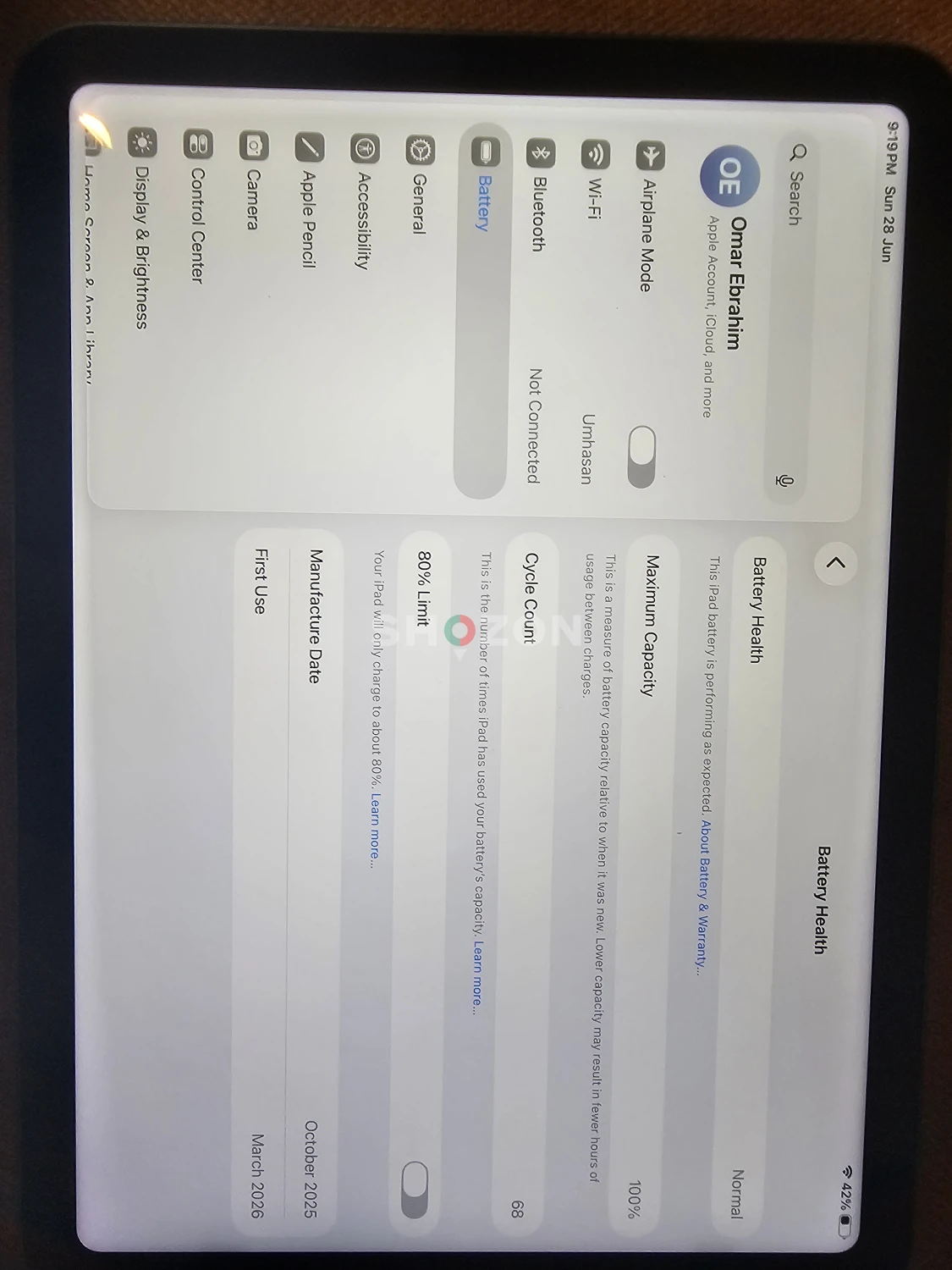 ipad a 16 