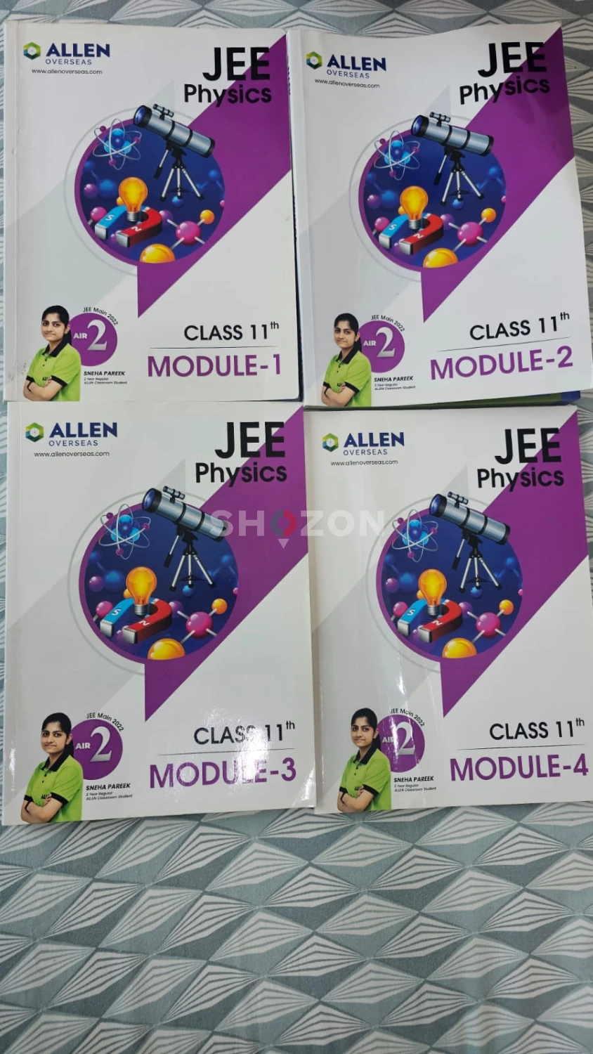 JEE Physics,Chemistry,Maths Modules by Allen - Class 11