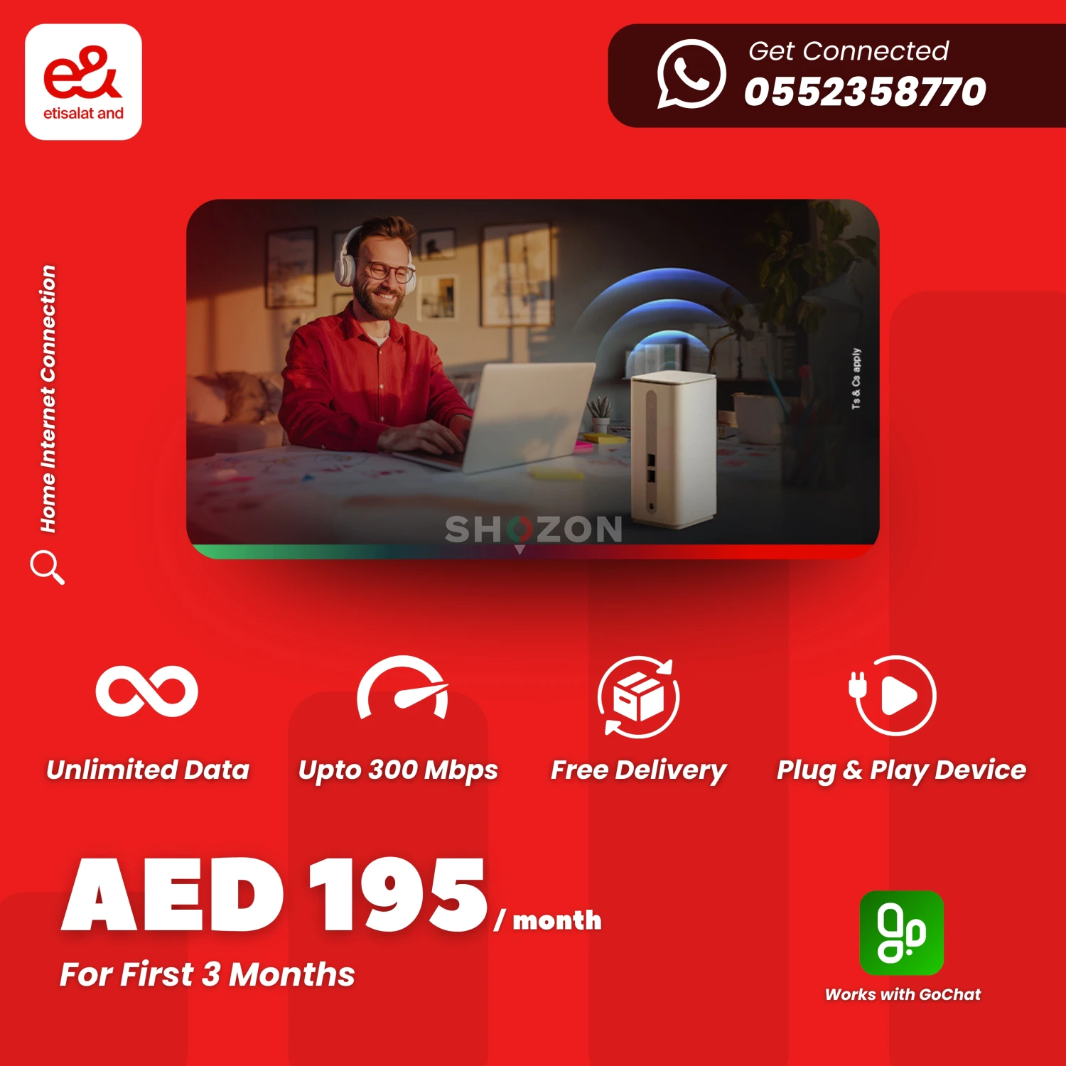 Etisalat High-Speed Internet - Unlimited Data