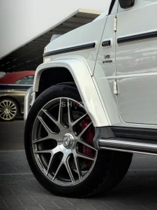 MERCEDES BENZ G63 WHITE RED GCC 2019