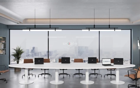 Luxury Conference Table with Executive Chairs for Sale 