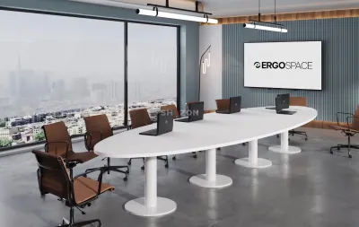 Luxury Conference Table with Executive Chairs for Sale | Boardroom Furniture Dubai | Ergospace UAE