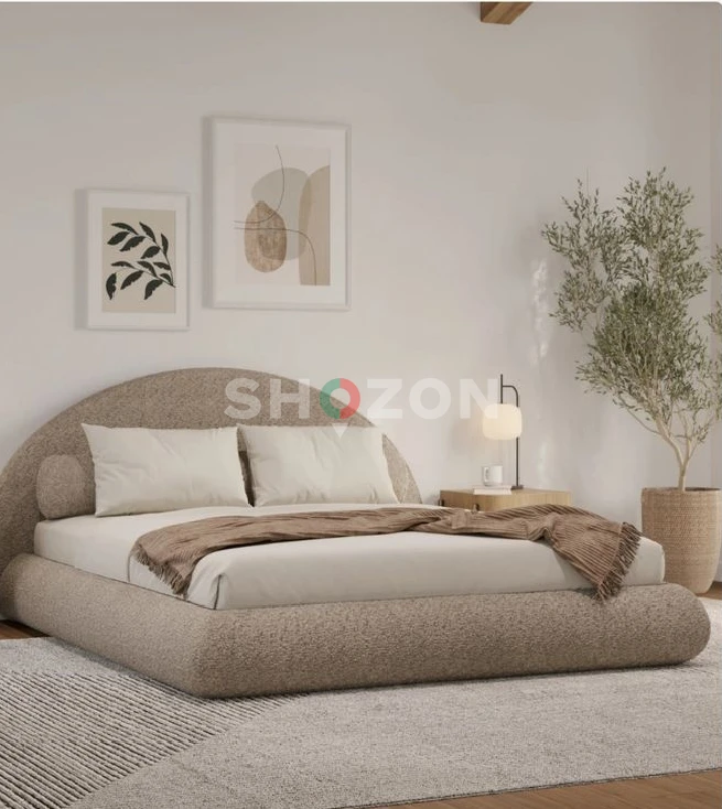 ✨ Modern Arch Upholstered Bed – Premium Quality
