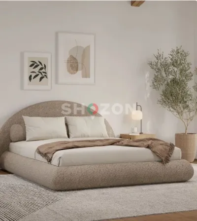 ✨ Modern Arch Upholstered Bed – Premium Quality