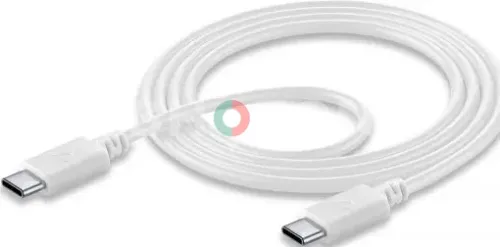 White USB-C to USB-C Charging Cable