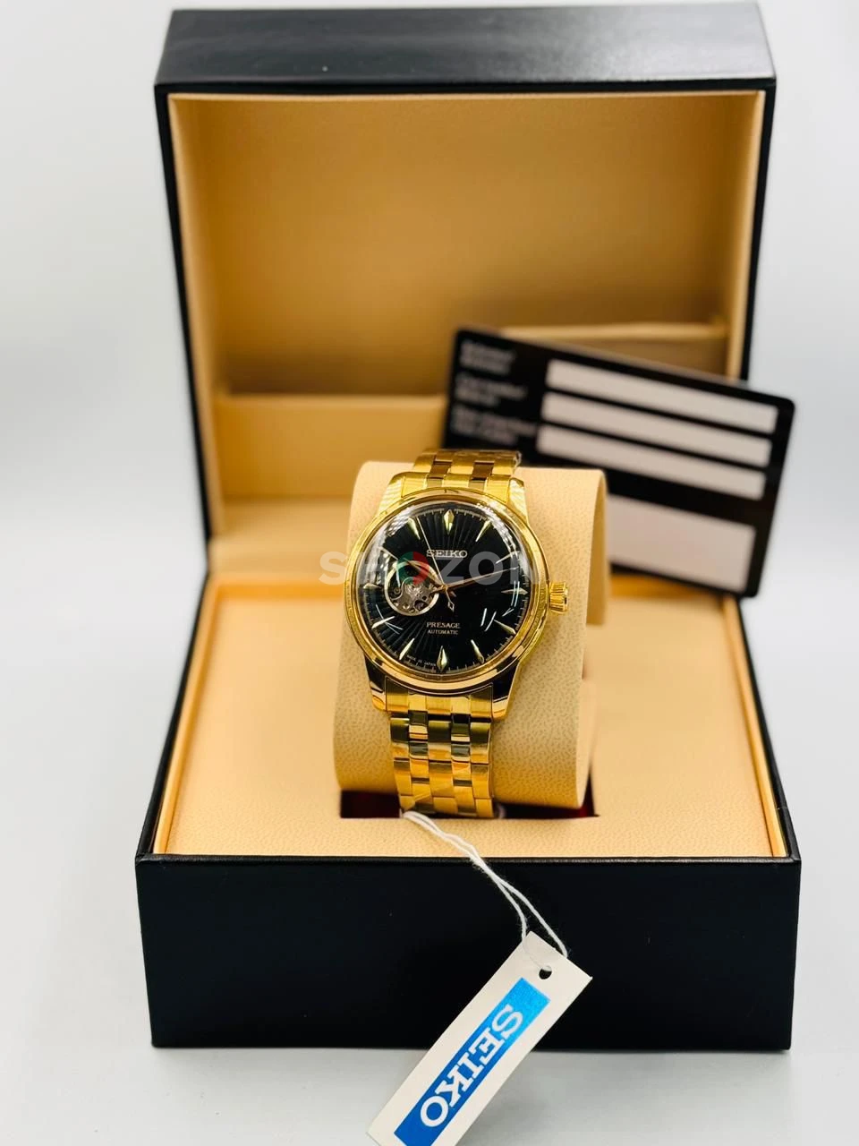 Seiko Presage Automatic Gold Men's Watch