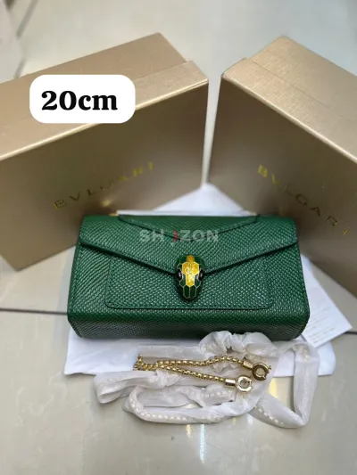 Bvlgari Serpenti Forever Green Women's Handbag