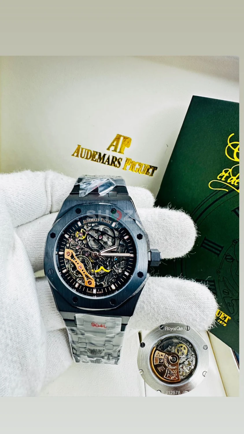 Audemars Piguet Royal Oak Skeleton Watch Black