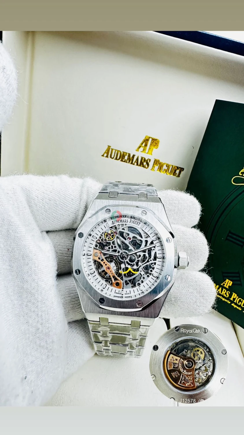 Audemars Piguet Royal Oak Skeleton Men's Watch Silver
