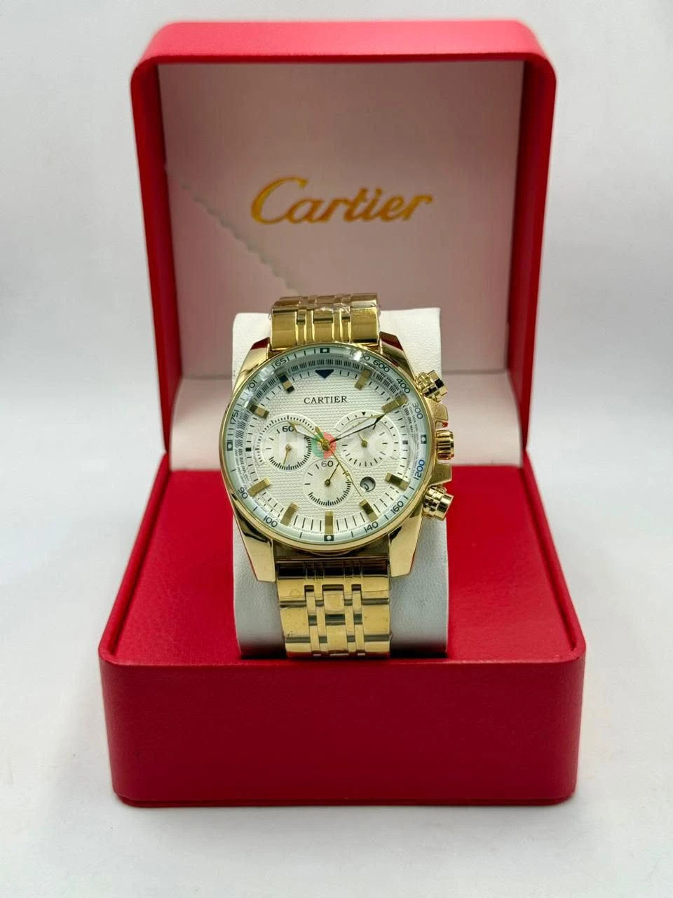 Cartier Gold Men's Watch in Box
