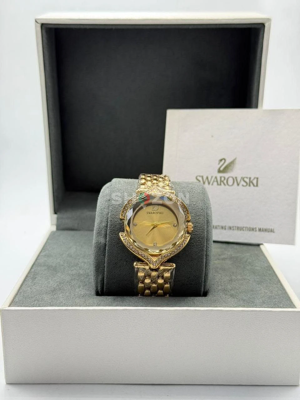 Swarovski Gold Women's Watch with Crystals