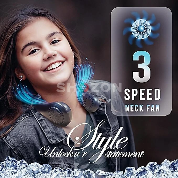 3-Speed Portable Neck Fan