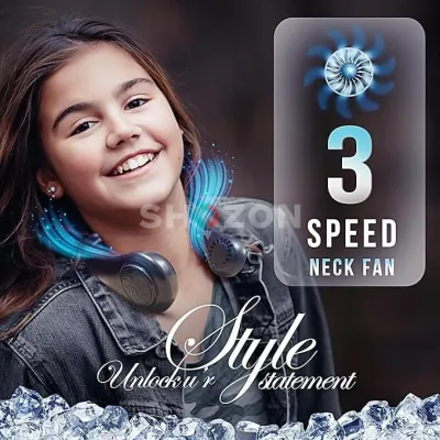 3-Speed Portable Neck Fan