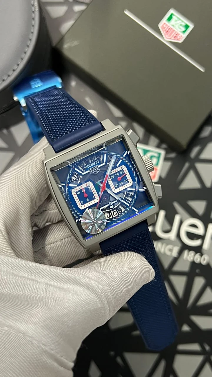 TAG Heuer Monaco Men's Watch Blue Dial