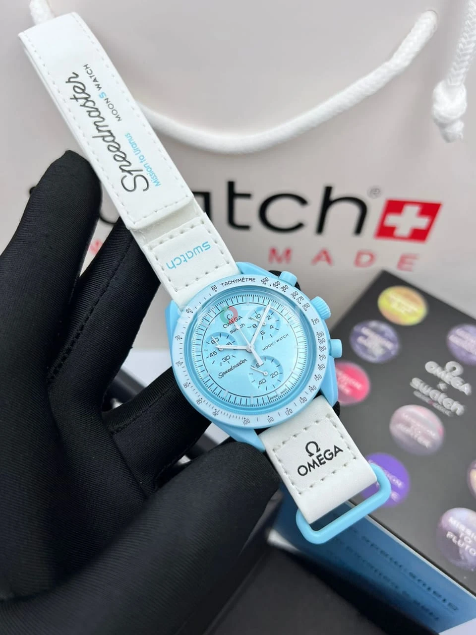 Omega x Swatch Speedmaster MoonSwatch Blue Watch