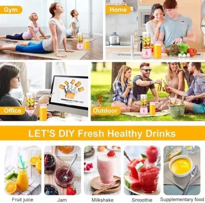 Portable Blender for Fresh Healthy Drinks