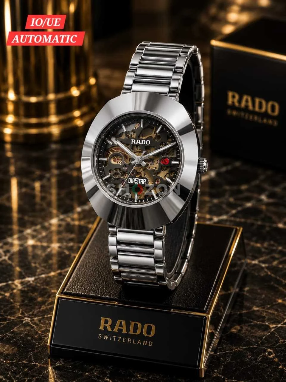 Rado DiaStar Automatic Skeleton Men's Watch Silver
