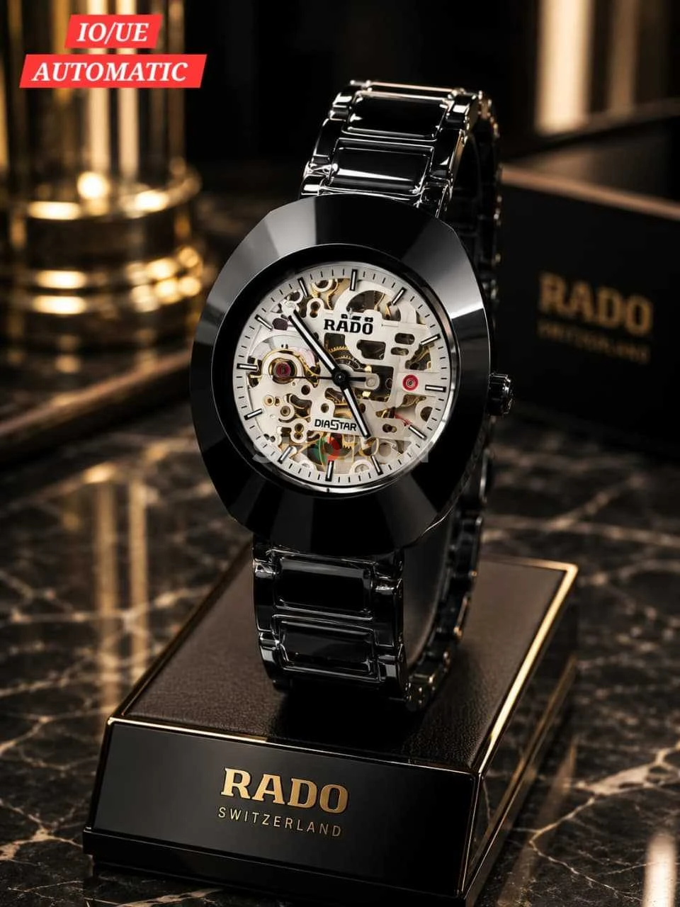 Rado DiaStar Automatic Men's Watch Black