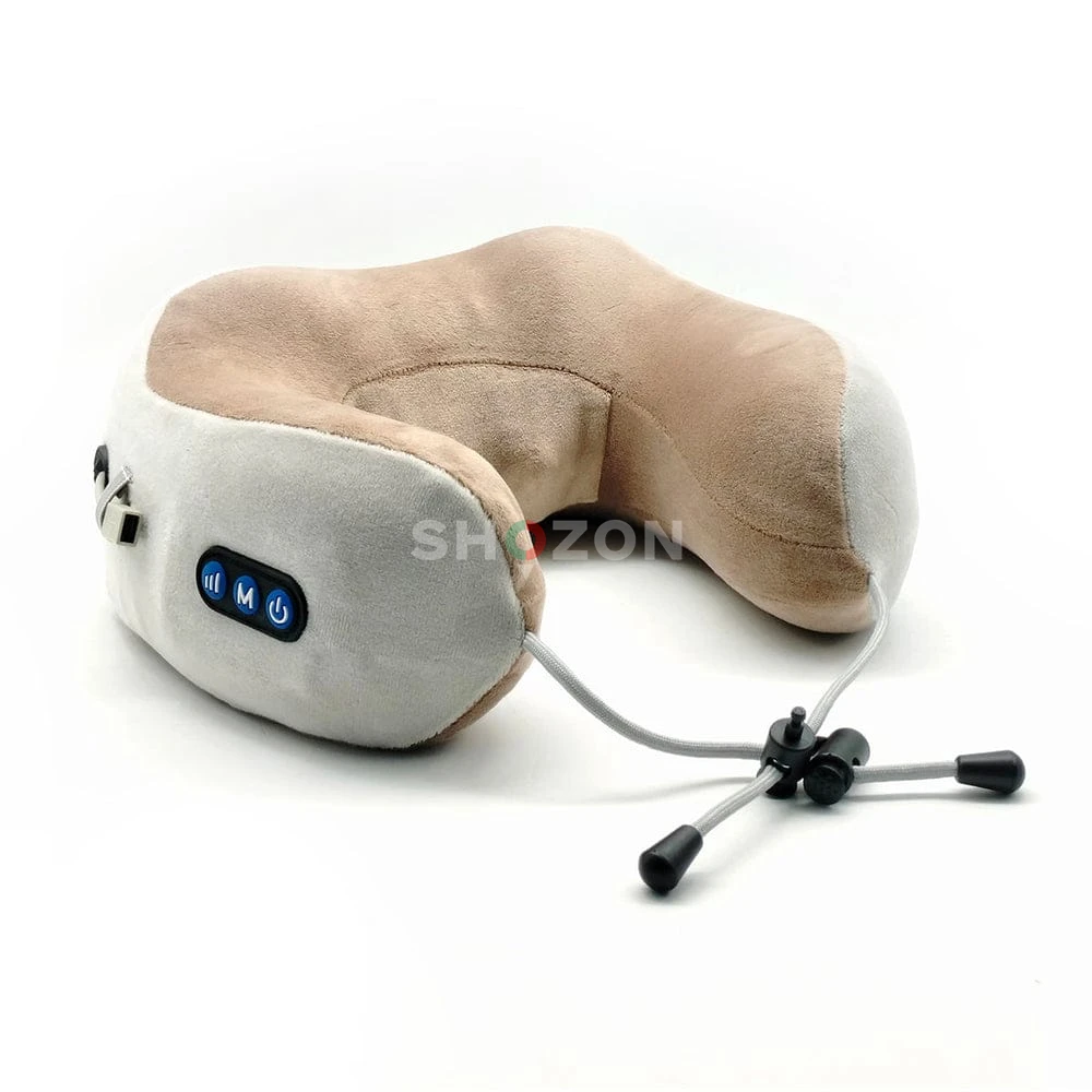 Smart Neck Massage Travel Pillow with Controls