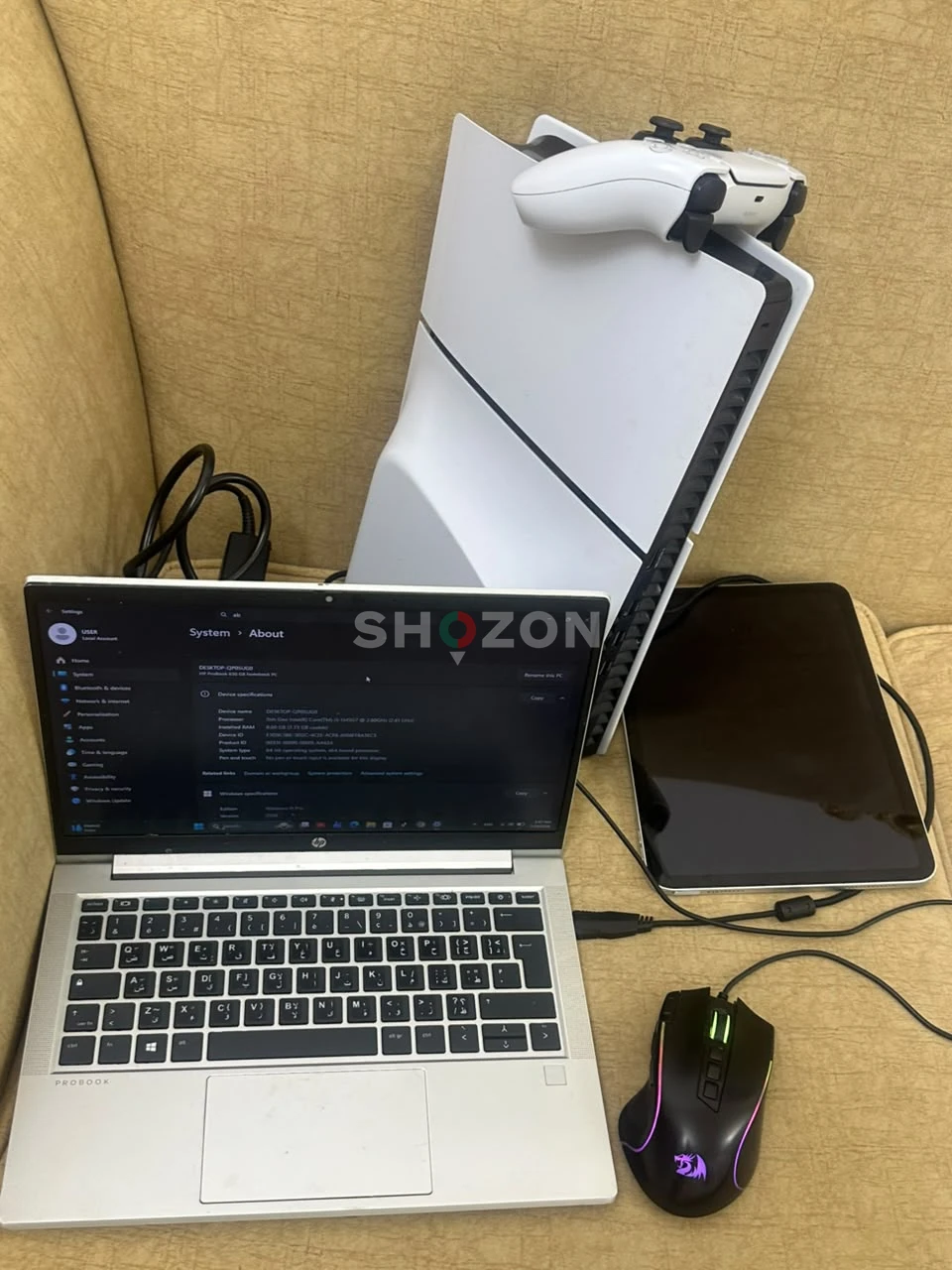 hp laptop - ps5 and ipad 10 for sale - gaming bundle