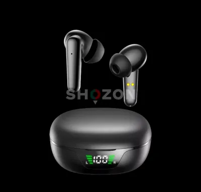 Wireless Earbuds with Charging Case and LED Display