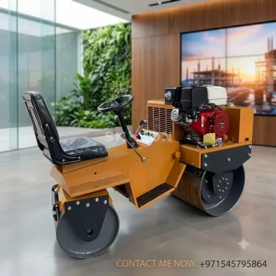 Ride-On Mini Road Roller Compactor