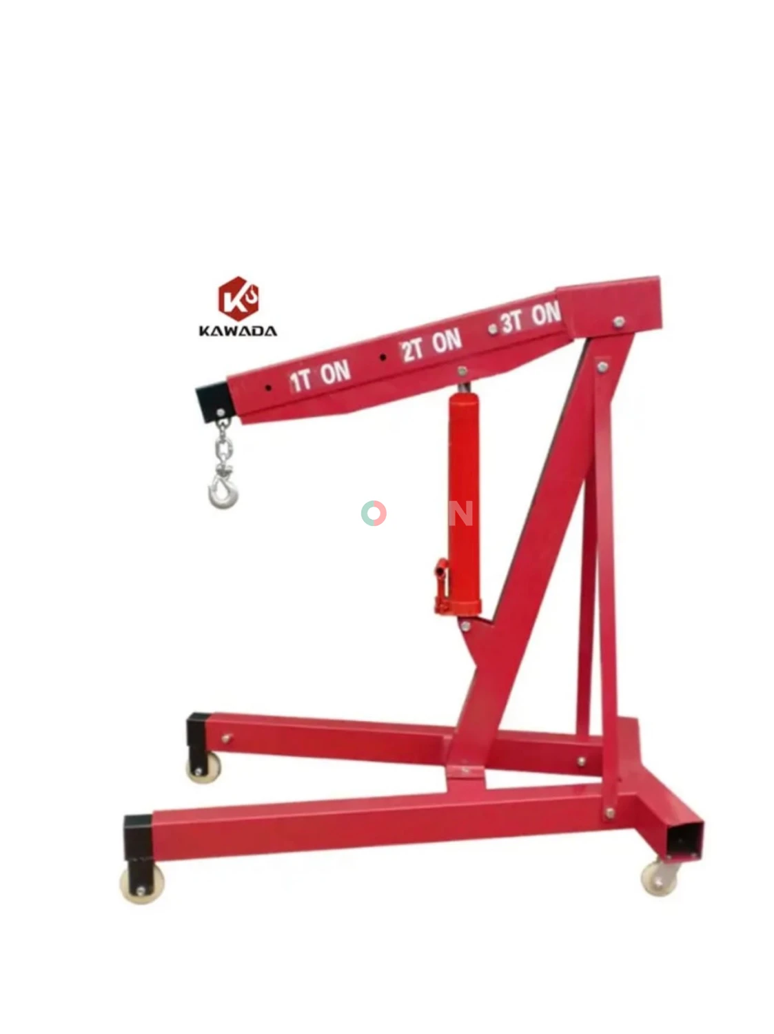 Kawada Engine Hoist 3 Ton Red
