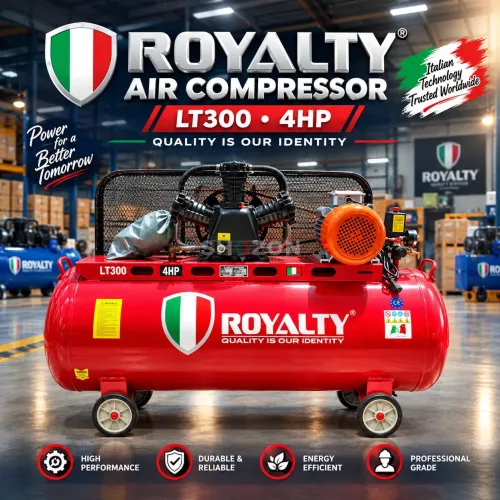 Royalty LT300 4HP Air Compressor - Red