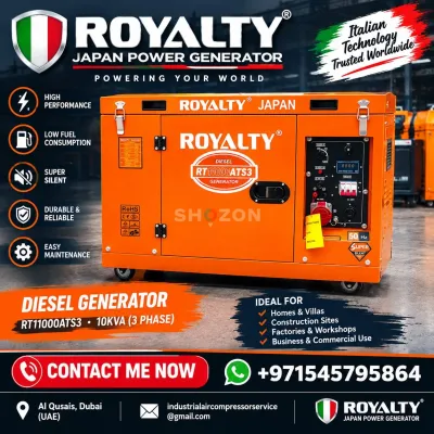 Royalty RT11000ATS3 Diesel Generator 10kVA