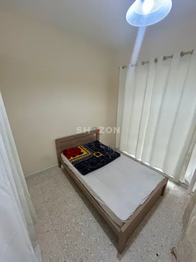 Big Master room with curtain partition 