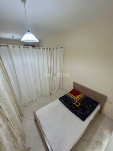 Big Master room with curtain partition 