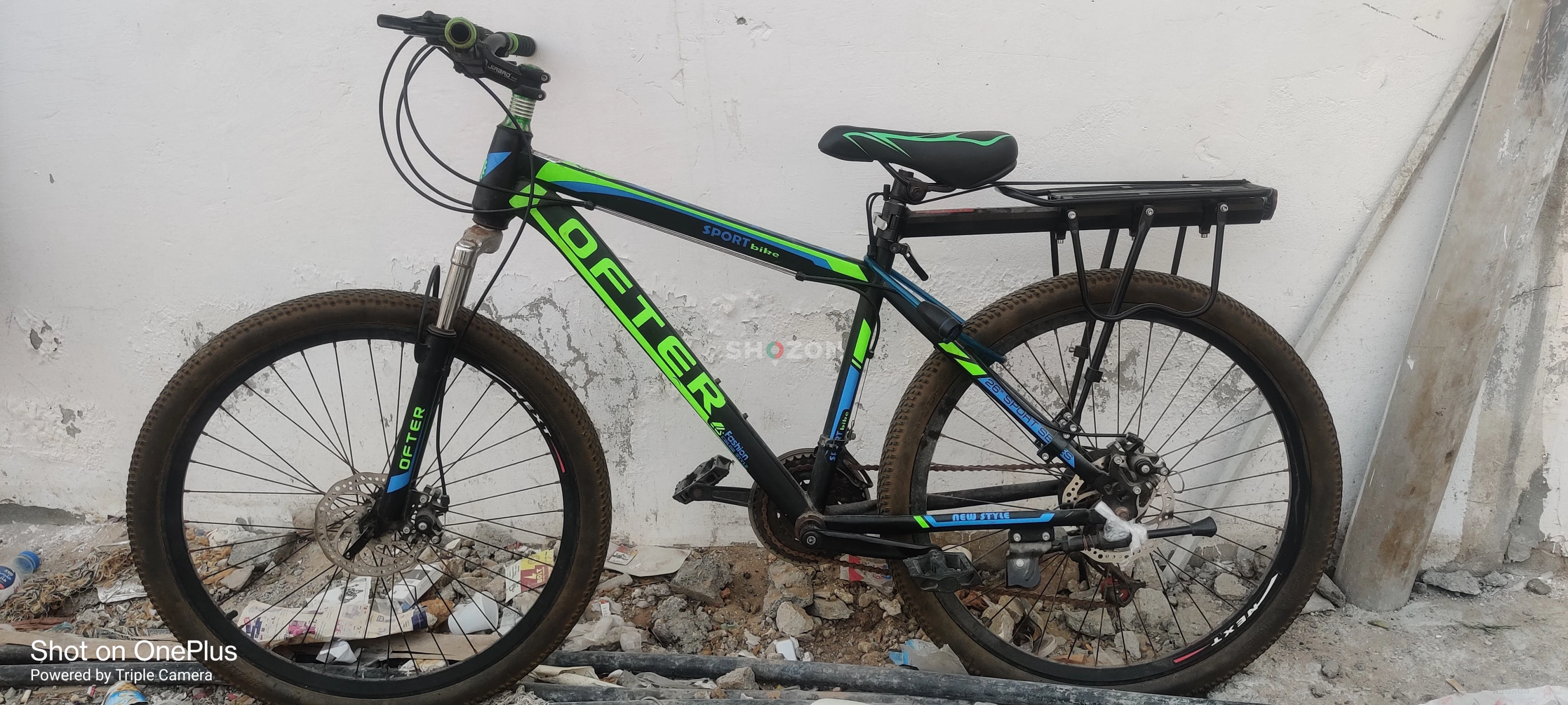 OFTER Sport Mountain Bike with Rear Rack