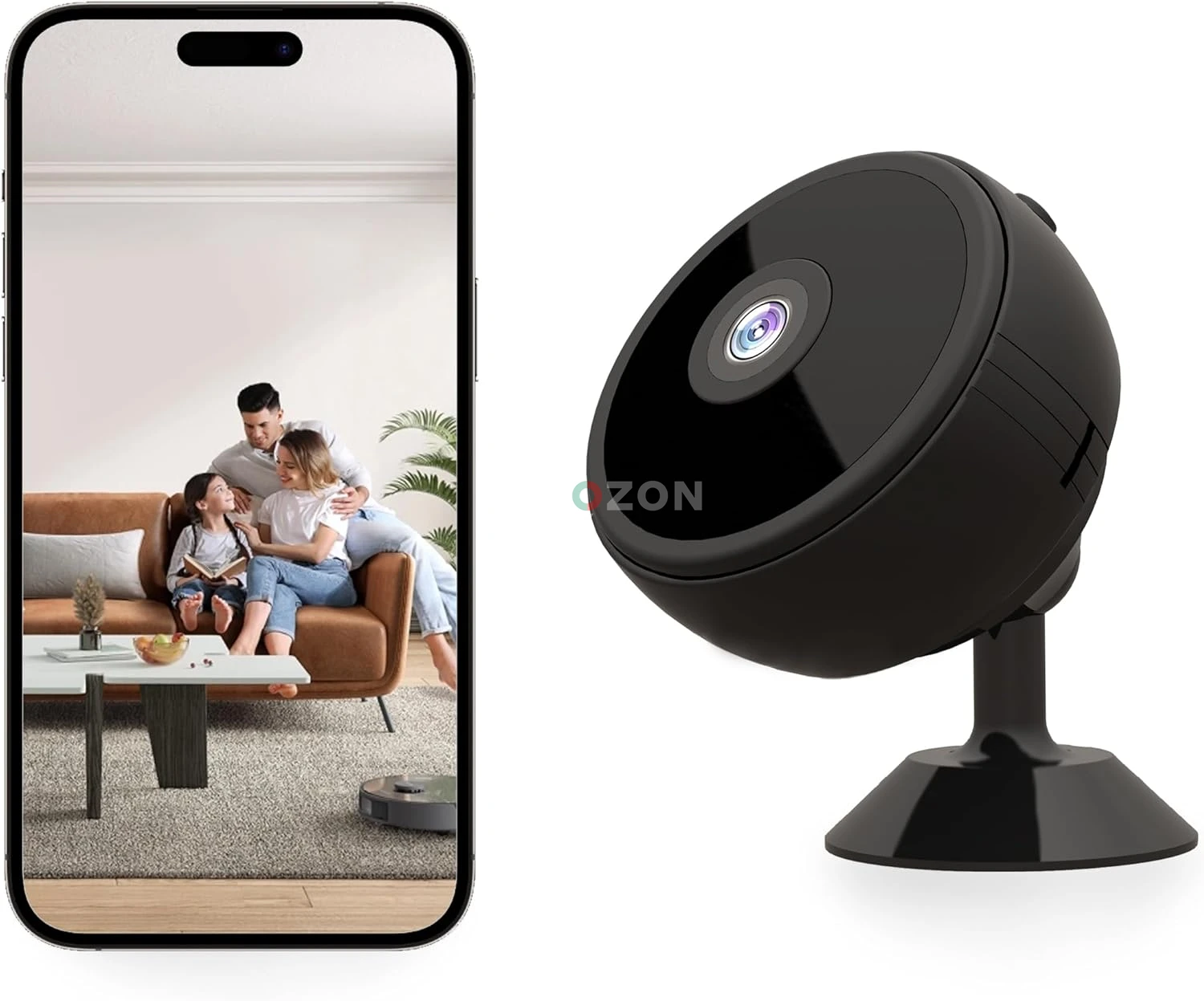 Wireless Home Security Camera with Mobile App