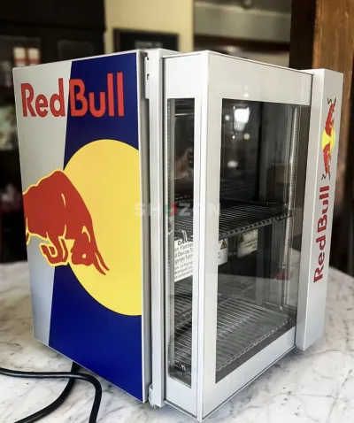 Red Bull Mini Fridge Display Cooler
