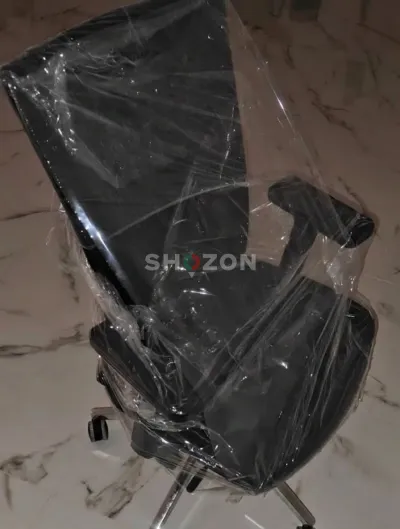 Black Office Chair with Armrests