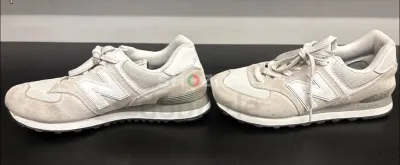 New Balance 574 Core Nimbus Cloud White Suede Sneakers EUR 41