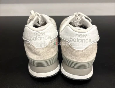 New Balance 574 Core Nimbus Cloud White Suede Sneakers EUR 41
