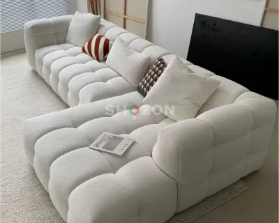 Modern White Sectional Sofa