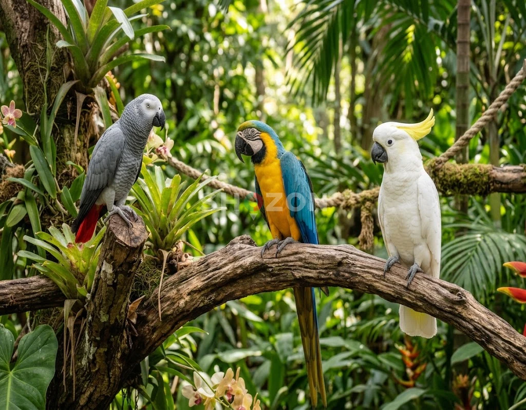 PARROTS AVAILABLE FOR COMPANION & BREEDING HOMES